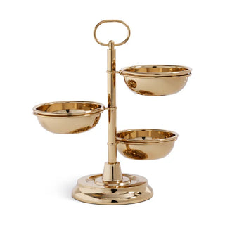 3-Tier Alloy Condiment Set