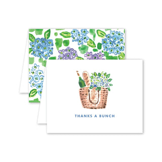 Nantucket Hydrangeas Thank You Card