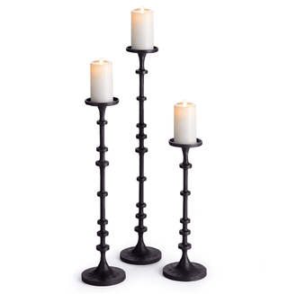 Abacus Candle Stand - Black Bronze