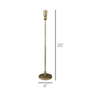 Alta Taper Holder - Grand, Brass