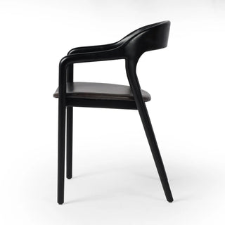 Amare Dining Armchair-Sonoma Black