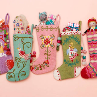 Angel Stocking: Green