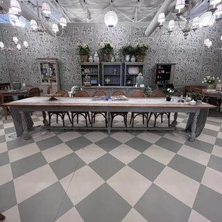 Antique 13' Dining Table