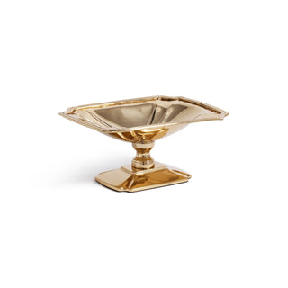 Antique Footed Dish - Polished Gold
