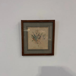 Antique Antique French Symbolic Watercolor, Paris c.Late 1800's - Early 1900's