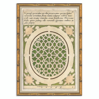 Antique Garden Plans - 19.25"x27.25"