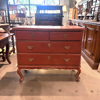 Antique Italian Red Dresser