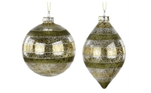 ASST 100MM GLASS BALL/FINIAL