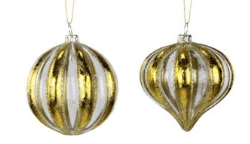 ASST 80MM GLASS BALLS/FINIALS