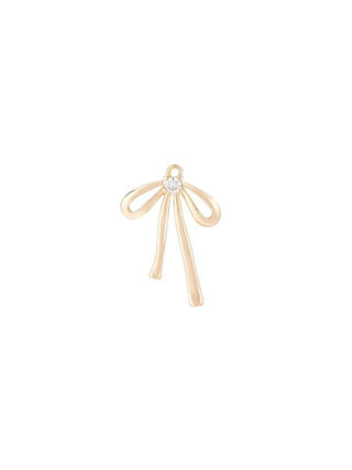 Gold Coquette Bow Charm