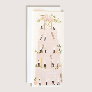 Baker's Congratulations Wedding Cake Greeting Card
