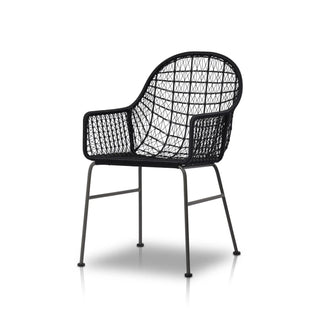 Bandera Outdoor Woven Dining Chair- Smoke