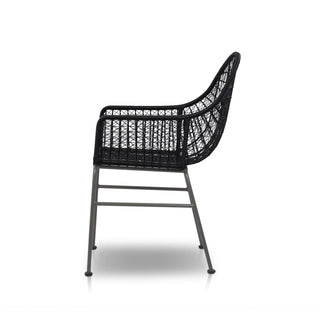 Bandera Outdoor Woven Dining Chair- Smoke