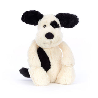 Bashful Black & Cream Puppy (original - medium)