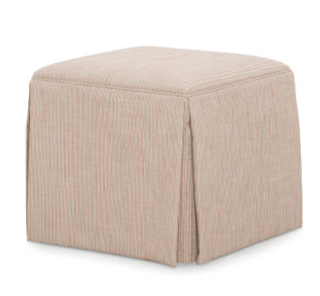 Bates Ottoman - 19" - Bronte Aloe