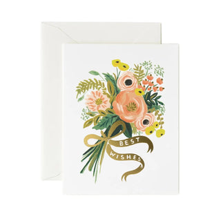 Best Wishes Bouquet Card