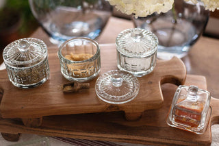 Bistro Glass Salt Cellar with Scoop