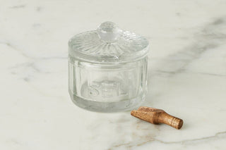Bistro Glass Salt Cellar with Scoop