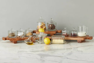 Bistro Glass Salt Cellar with Scoop