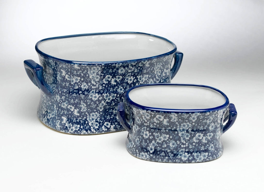 Blue and White Footbath Design Planters – FOUND Arcadia