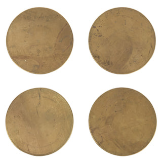 Brass Coasters, Set of 4