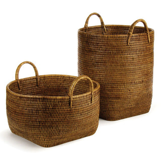 BURMA RATTAN ORCHARD BASKET