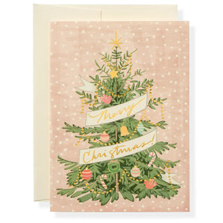 Merry Christmas Tree Greeting Card