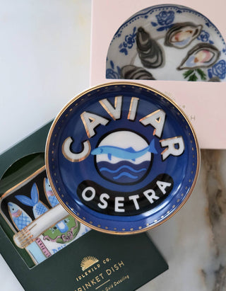 Caviar Porcelain Trinket Dish