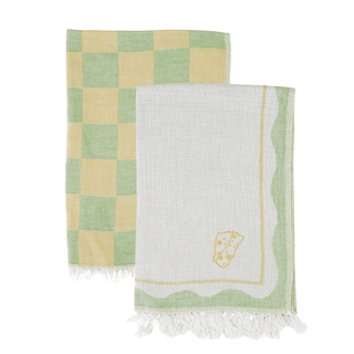 Cheese Hand Stitched Kitchen Towel