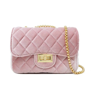 Classic Large Suede Handbag: Pink