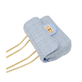 Classic Large Tweed Handbag: Green