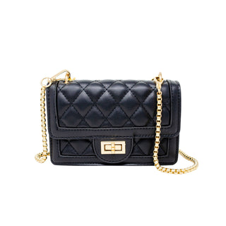 Classic Quilted Large Flap Handbag: Pink