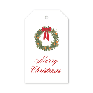 Clementine Christmas Wreath Gift Tags