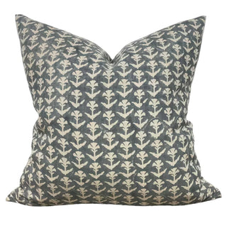 Designer "Clovis" Block Print Pillow 24x24