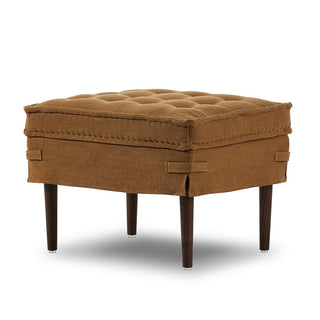 Cole Small Ottoman - Broadway Gilt