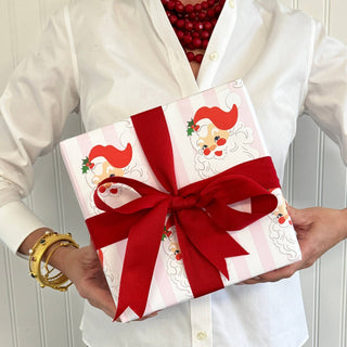 Continuous Roll Gift Wrap | Santa Cabana Stripes