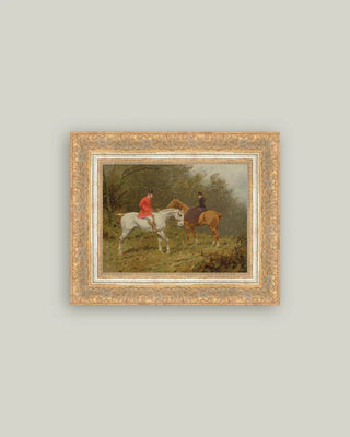 Conversation at Covertside 12x10" Copper Gold