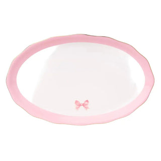 Coquette Pink Bow Platter