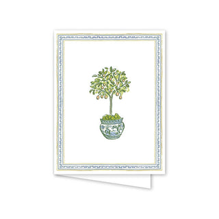 Topiary Trimmings Greeting Card