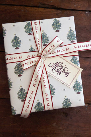 'O' Christmas Tree' wrapping paper roll