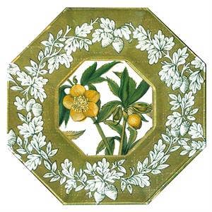 Decoupage Plate: 9.5" Octagonal