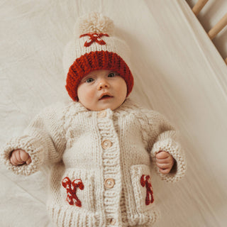 Candy Cane Cardigan Sweater  Baby & Toddler: 6-12 months