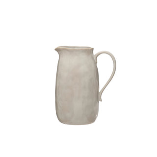 62 oz. Stoneware Pitcher, Reactive Glaze