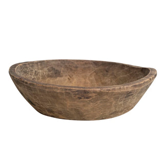 Found Decorative Wood Bowl