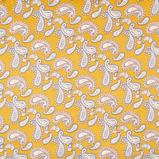 Elegant Paisley Soft Scarf | Timeless Silk-Feel Polyester Bandana: Camel / One / 5DR98090