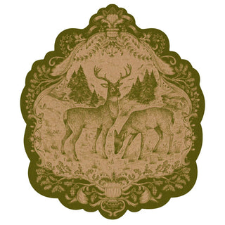 Die-Cut Moss Fable Fauna Placemat