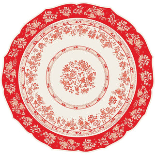 Die Cut Red Regal Placemat