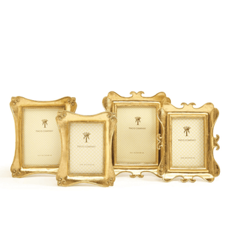 Distressed Gold Leaf Photo Frame