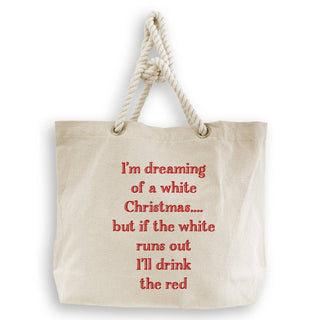 Dreaming of a White Christmas: Natural Guest Towel / -