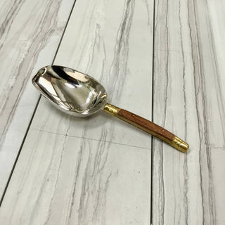 Driftwood & Gold Ice Scoop